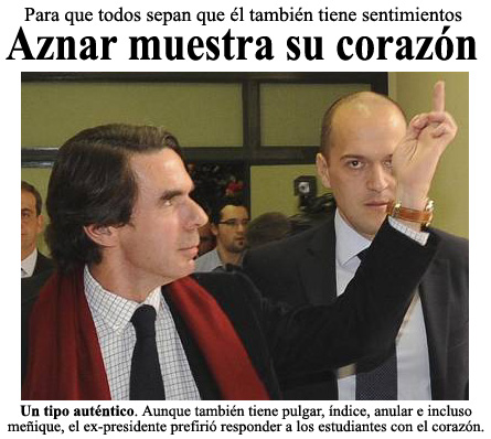 El corazón de Aznar