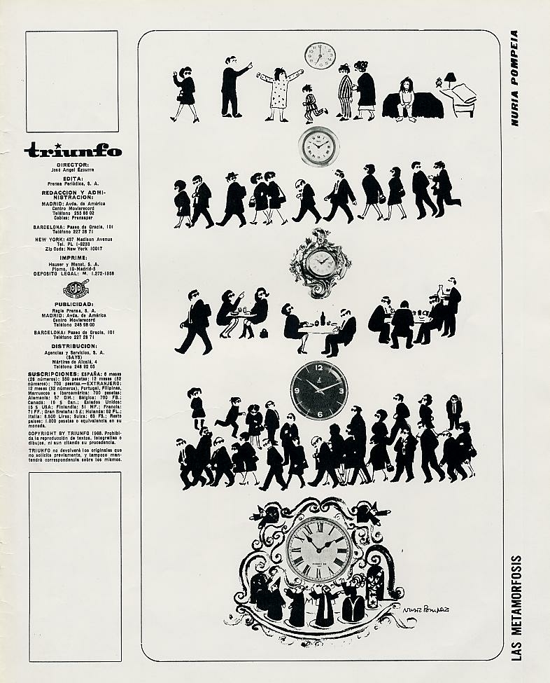 Metamorfosis. Revista "Triunfo" nº 334, 26 de octubre de 1968